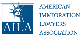 An American Immigration Lawyers Association logo.
