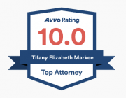 A top attorney badge from Avvo.